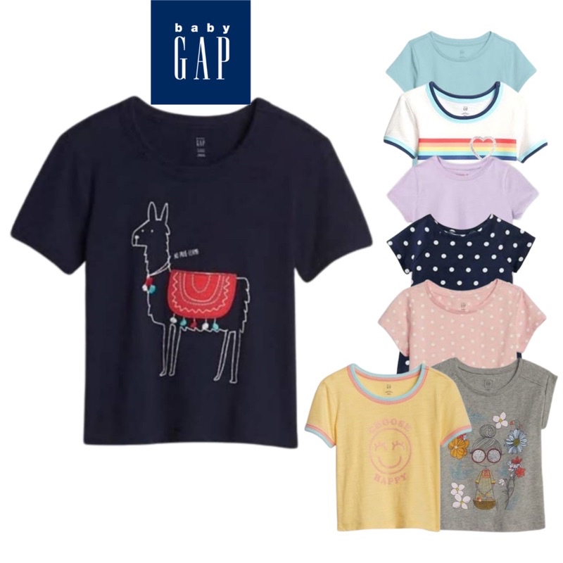 Baby GAP Kaos Anak Bayi Perempuan Toddler Balita