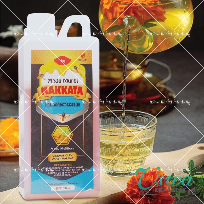 

Madu Asli Murni Tanpa Campuran MADU MAKKATA MULTYFLORA 1KG Asli Apapun Original Dari Lebah Ternak