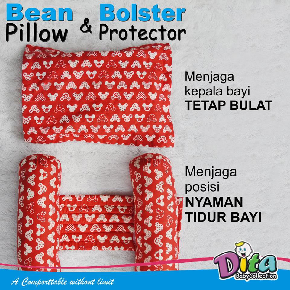 Bantal kacang hijau set guling  bantal anti peang , guling pelindung  bean pillow set