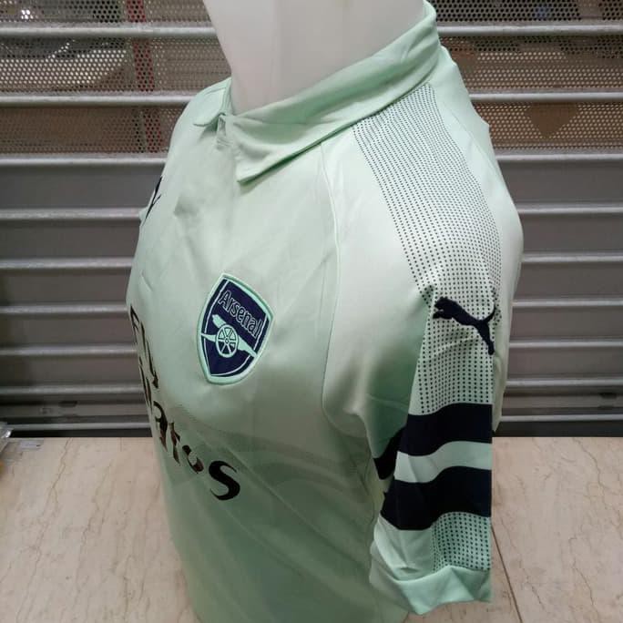 Diskon Jersey Arsenal 3Rd 2018/2019 Grade Ori - Turquoise, Xl Terbaru