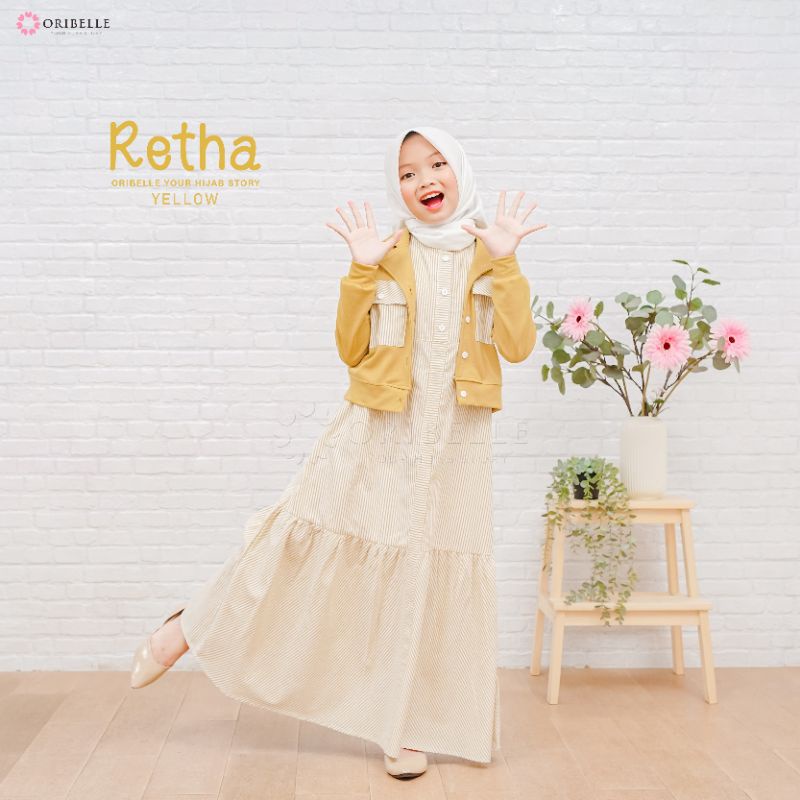 GAMIS ONE SET CARDIGAN &amp; DRESS © RETHA ORIBELLE