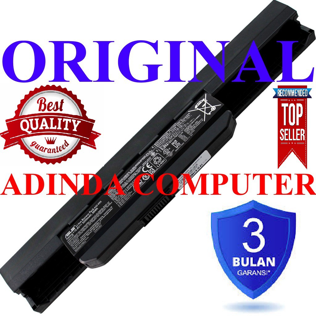 Baterai Asus K43 X44h A43 K43by A32 K53 A41 K53 A43ei241sv S X43t K43tk