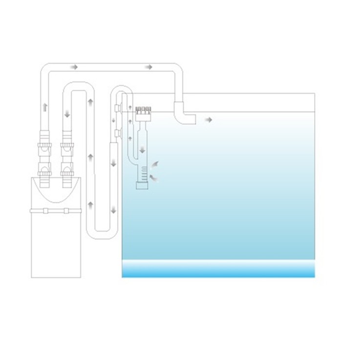 ISTA Glass Surface Skimmer 16mm 16/22mm (17 mm) Skimer 16/22 Aquascape