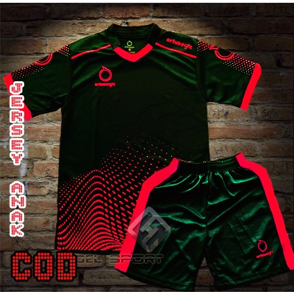 Baju Jersey Kaos Olahraga Futsal Bola Stelan Anak Laki laki perempuan Bisa Untuk Futsal Bola Badminton Volly