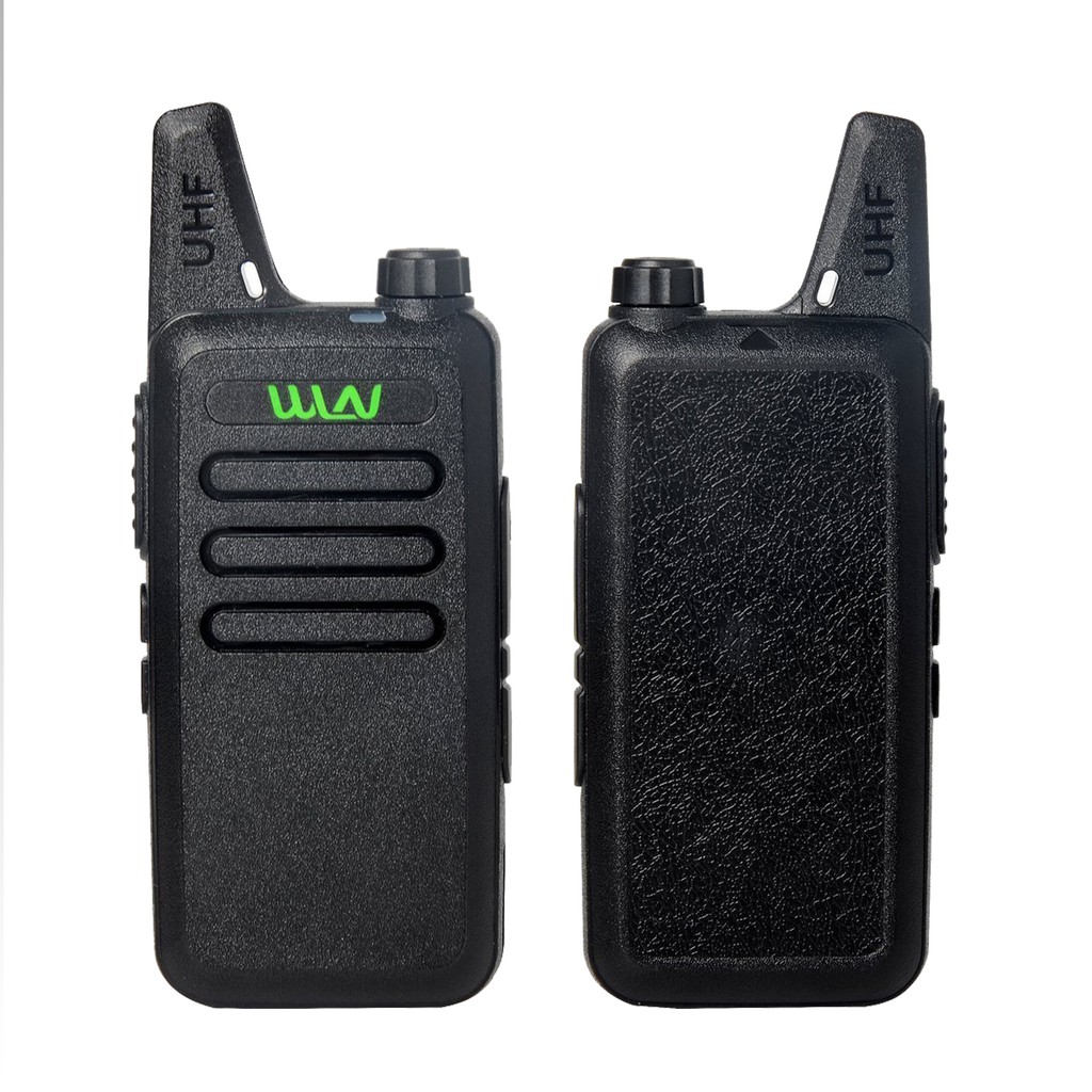 Paket Hemat FBI Walkie Talkie WLN HT Two-Way Radio ( ISI 2pcs) - Black-Batrai 1500 mAh