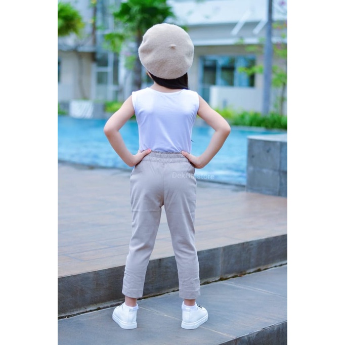 celana baggy pants anak perempuan celana anak usia 6-15 tahun terbaru