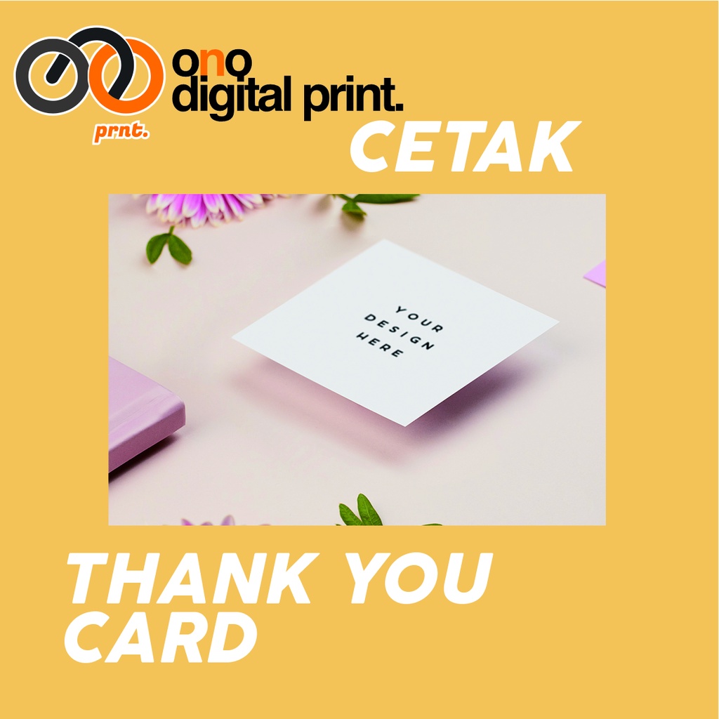 

Cetak Thank You Card Custom