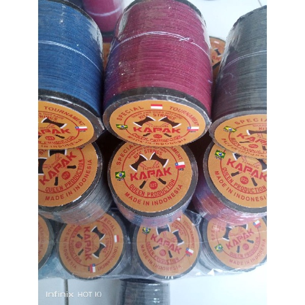 Gelasan Benang Layangan KAPAK 022 Full treatment 1200 Yard Double Silicon