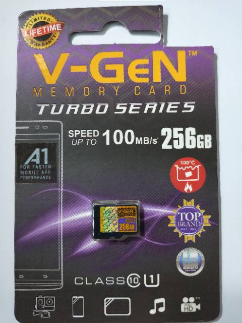 Memory Card V-Gen 256 GB class 10