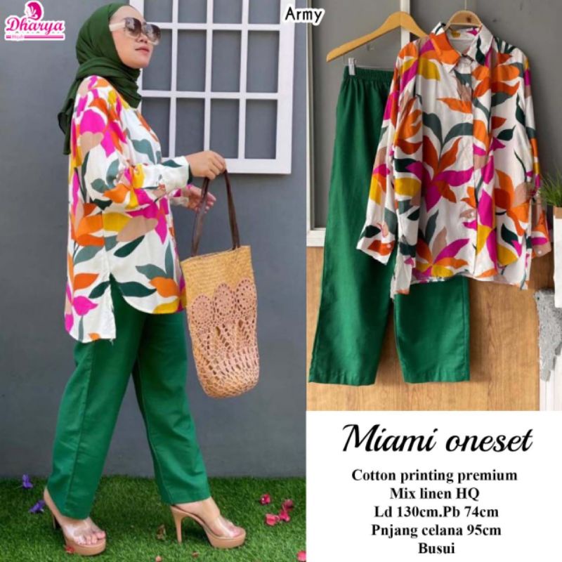setelan wanita kekinian//Miami oneset by Dharya//setcel jumbo xxxl