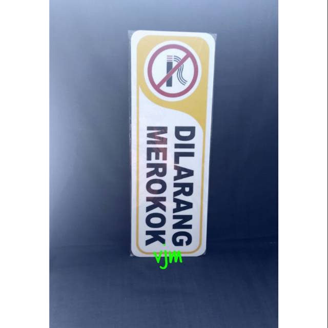 

Acrylic Dilarang Merokok (14x40cm)
