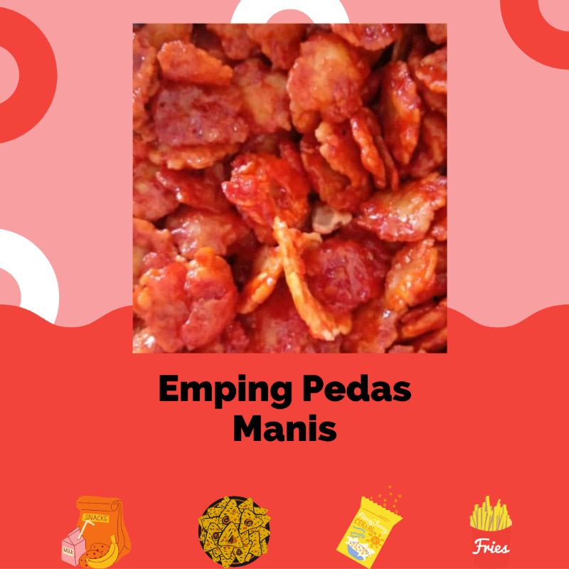 

Emping Melinjo Pedas Manis - Emping Melinjo - Snack jajanan Kiloan