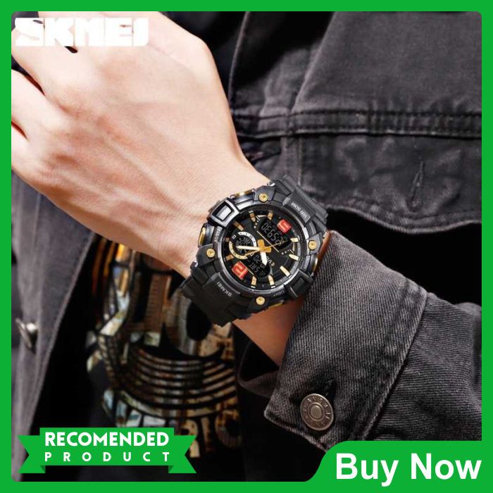SKMEI Jam Tangan Analog Digital Pria Unik Keren Modis Elegan - 1529