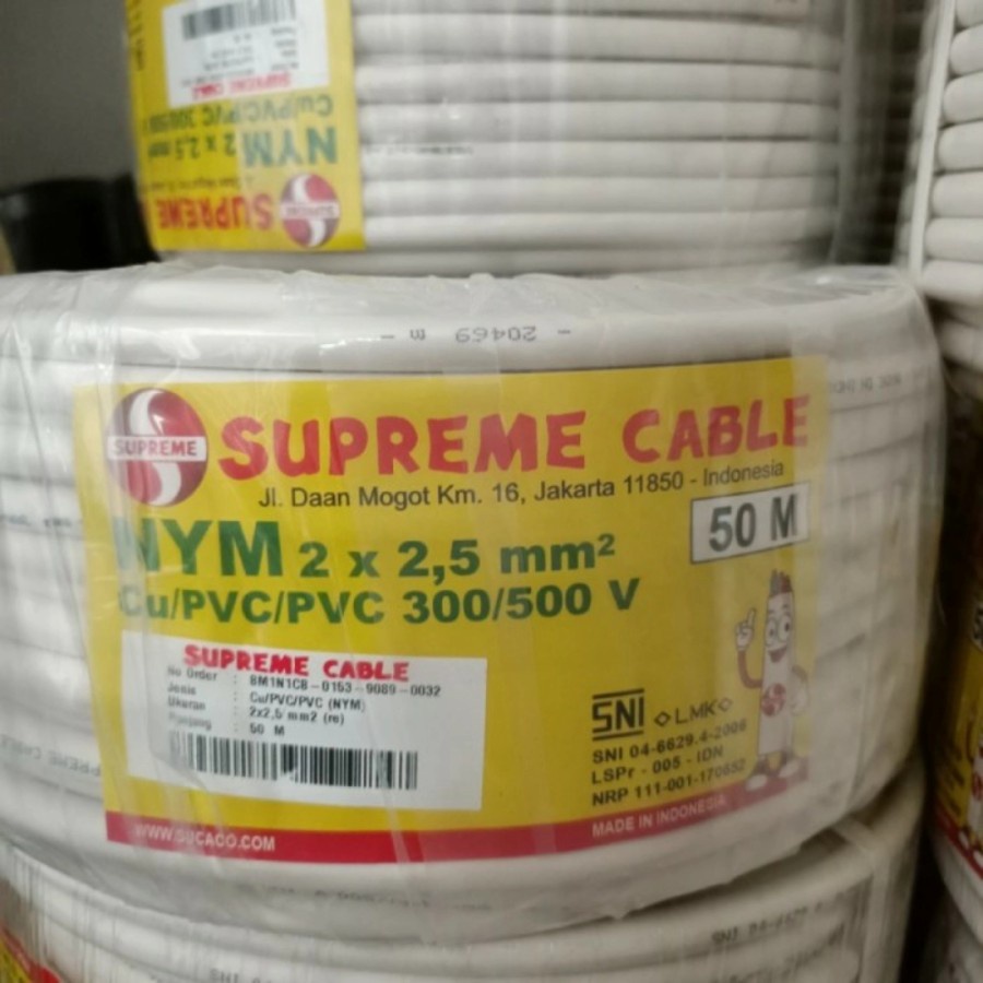 kabel supreme nym 2x2.5 50meter