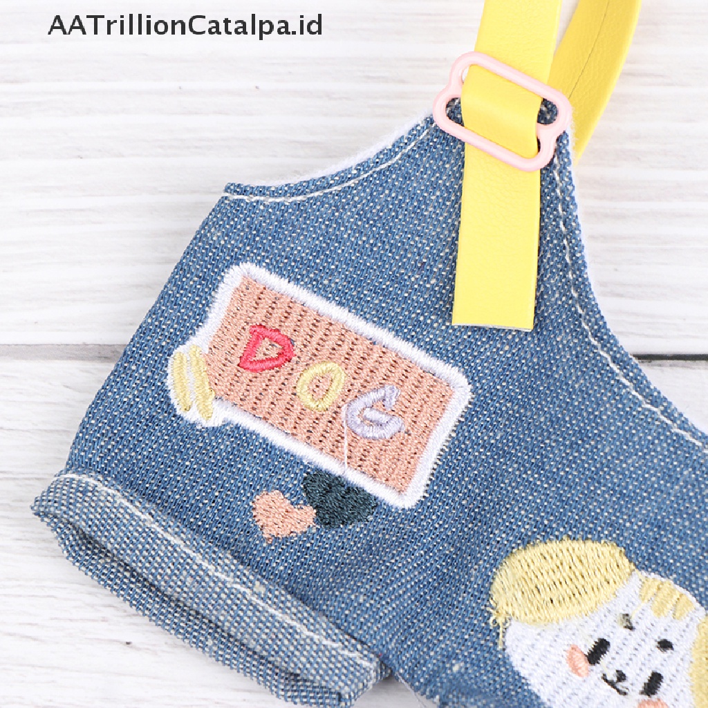 Aatrillioncatalpa Overall Celana Panjang Motif Binatang Kartun Bahan Plush 20cm Untuk Boneka