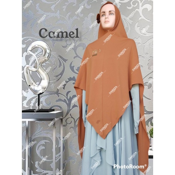 Khimar Anatari Ori FO hijab Jersey Syari-Camell