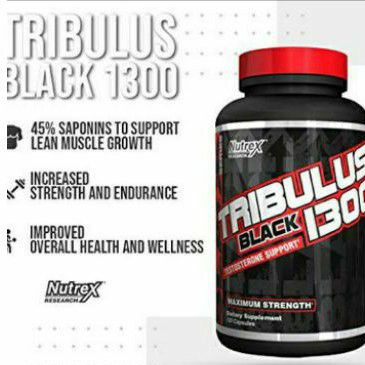 Nutrex Research Tribulus Black 1300 120 Capsules Naturally Testosteron