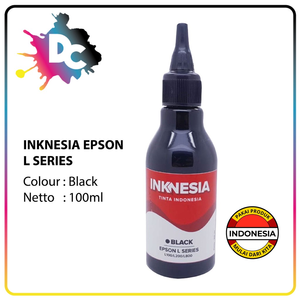 Tinta Refill Dye Inknesia L Series 100ml L120 L310 L300 L210 L350 L220 L360 L365 L1300