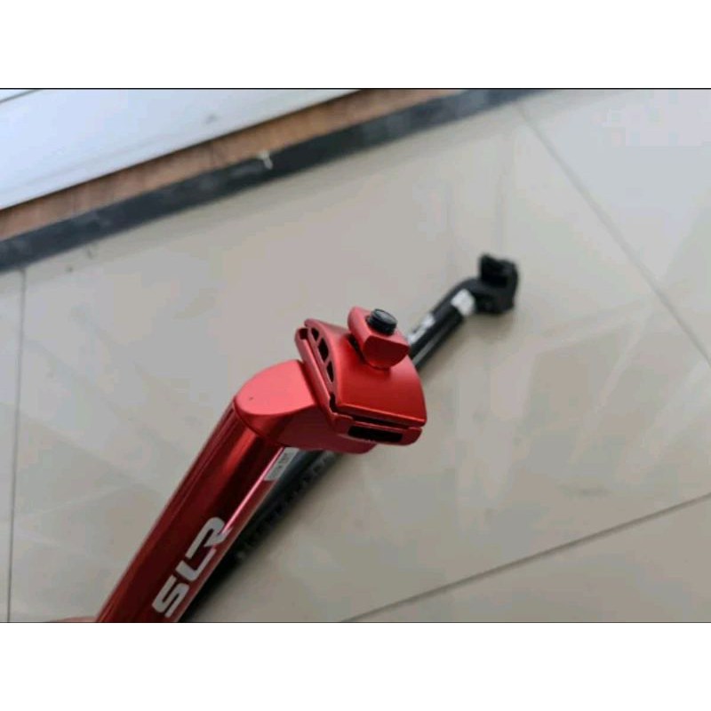 Original Seatpost SLR 28.6 x 400 mm. Tiang Saddle Alloy Allumunium Seatpost Diameter 28.6mm Seatpost Ukuran 28.6 mm Tiang Saddle Sepeda