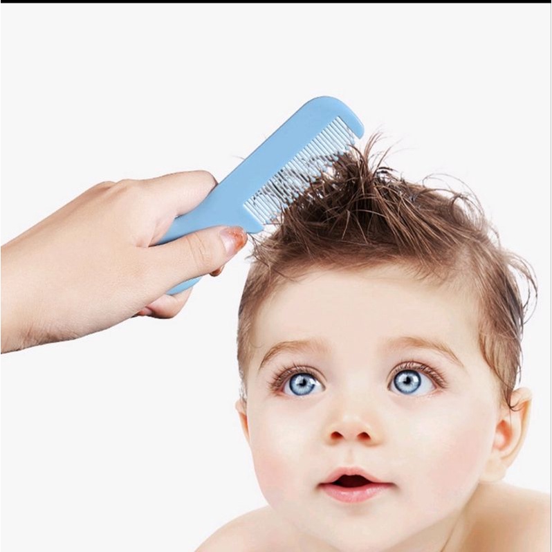 K3231 sisir bayi/ sisir rambut bayi anak soft tidak tajam bpa free