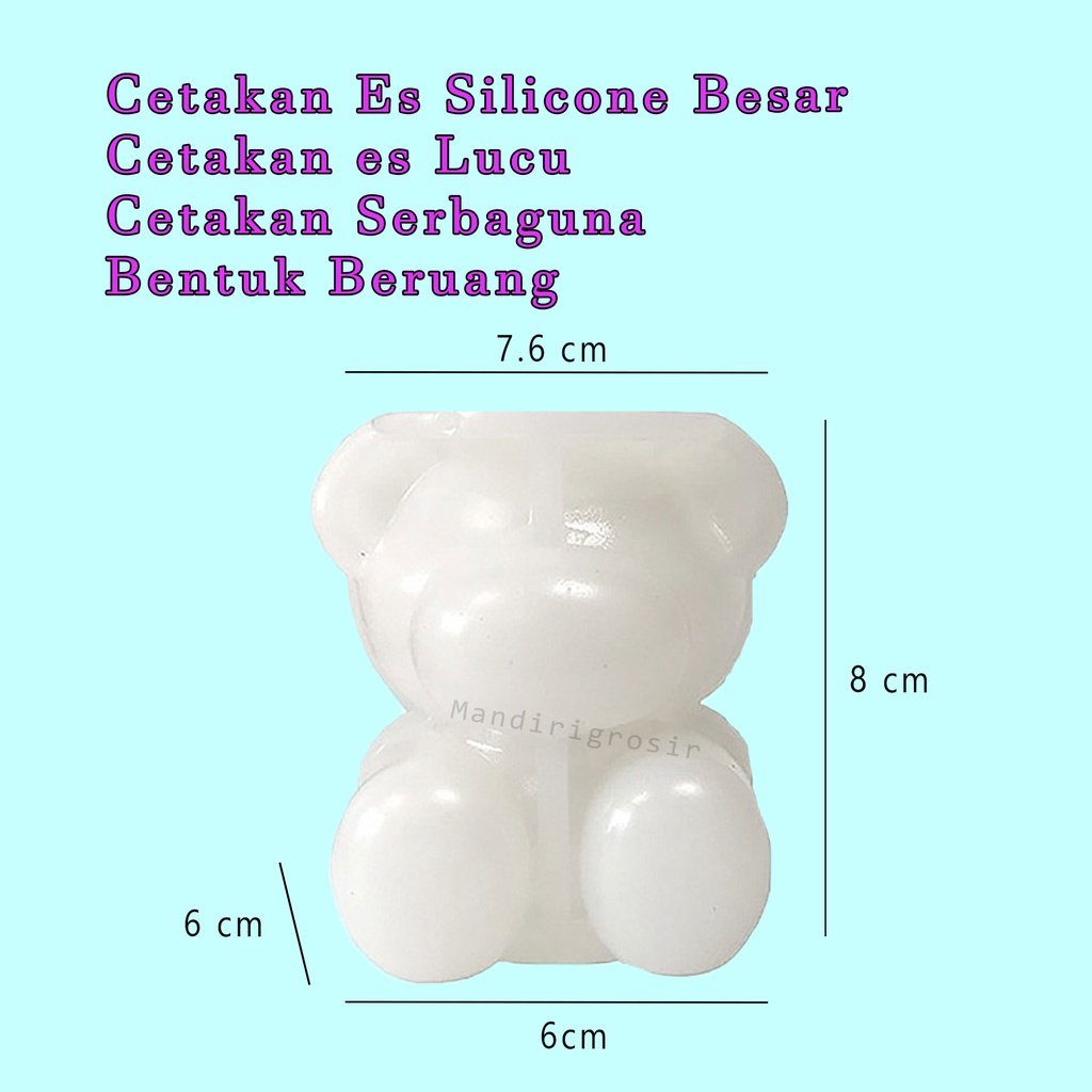 Cetakan es Lucu *Cetakan Es Silicone* Cetakan Serbaguna