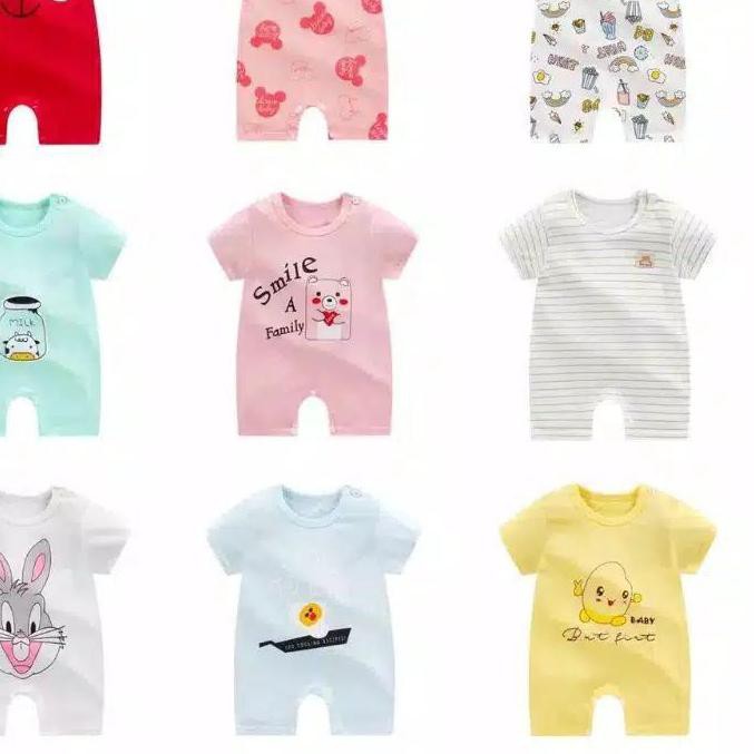 ✥ Romper Fashion Bayi / Baju Kodok Bayi Bahan Catton Combed 30s ♜