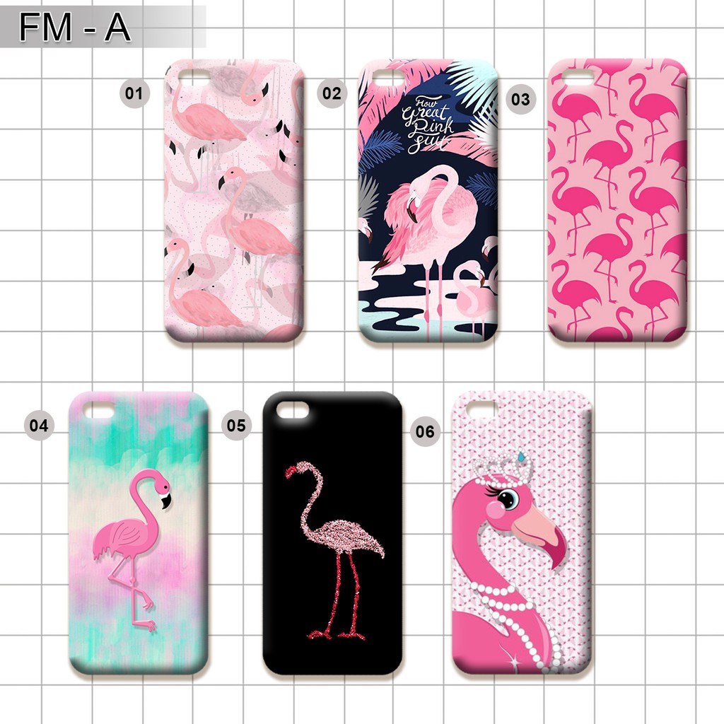 COD GARANSI Custom Case PREMIUM Softcase Silikon Motif Soft Flaminggo TIPE HP BANYAK TERLENGKAP