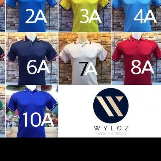 ✰ Kaos Polo Shirt Distro Polos Kerah Pria Big Size XXXL Jumbo Lacoste - XXXL, Putih ►