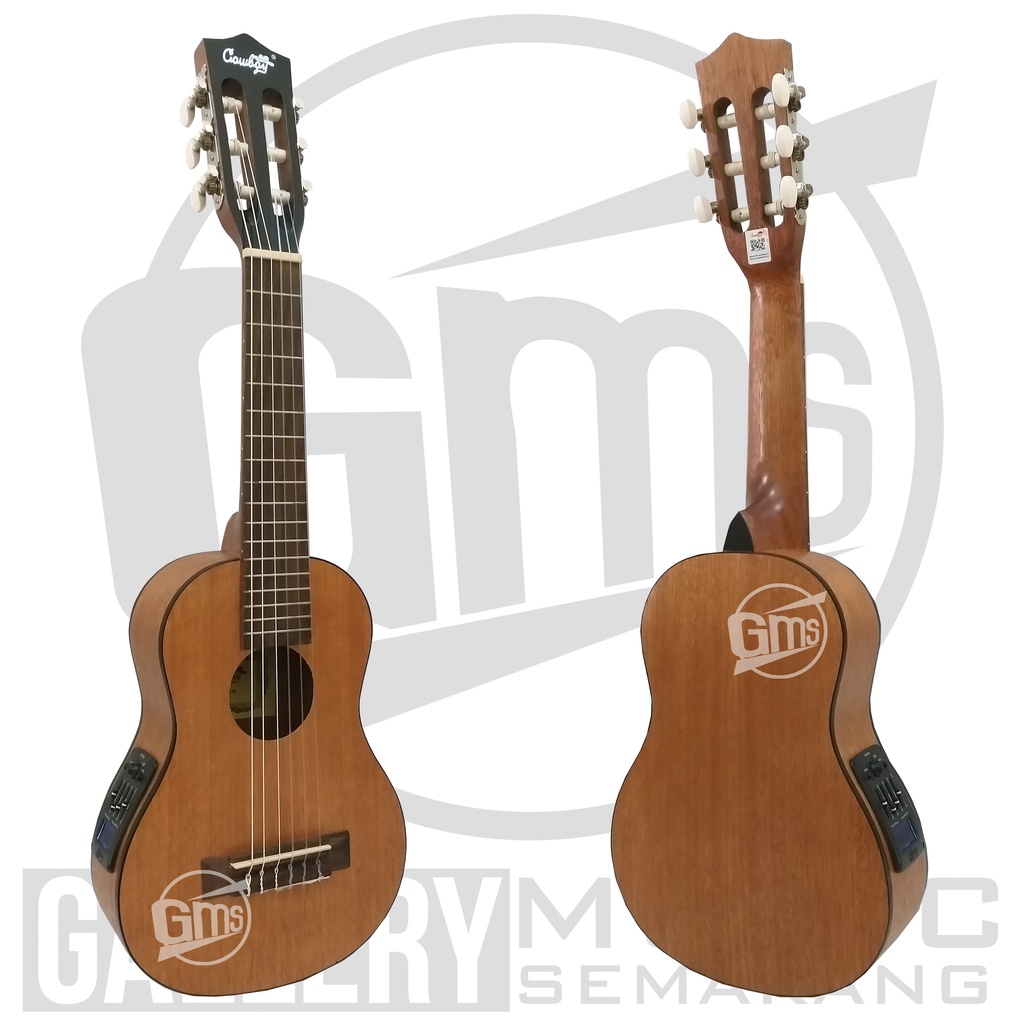 ORIGINAL!!! Guitalele Elektrik Import Merk Cowboy GK-6 NA GK 6NS Equalizer Tuner Cowboy Prener New