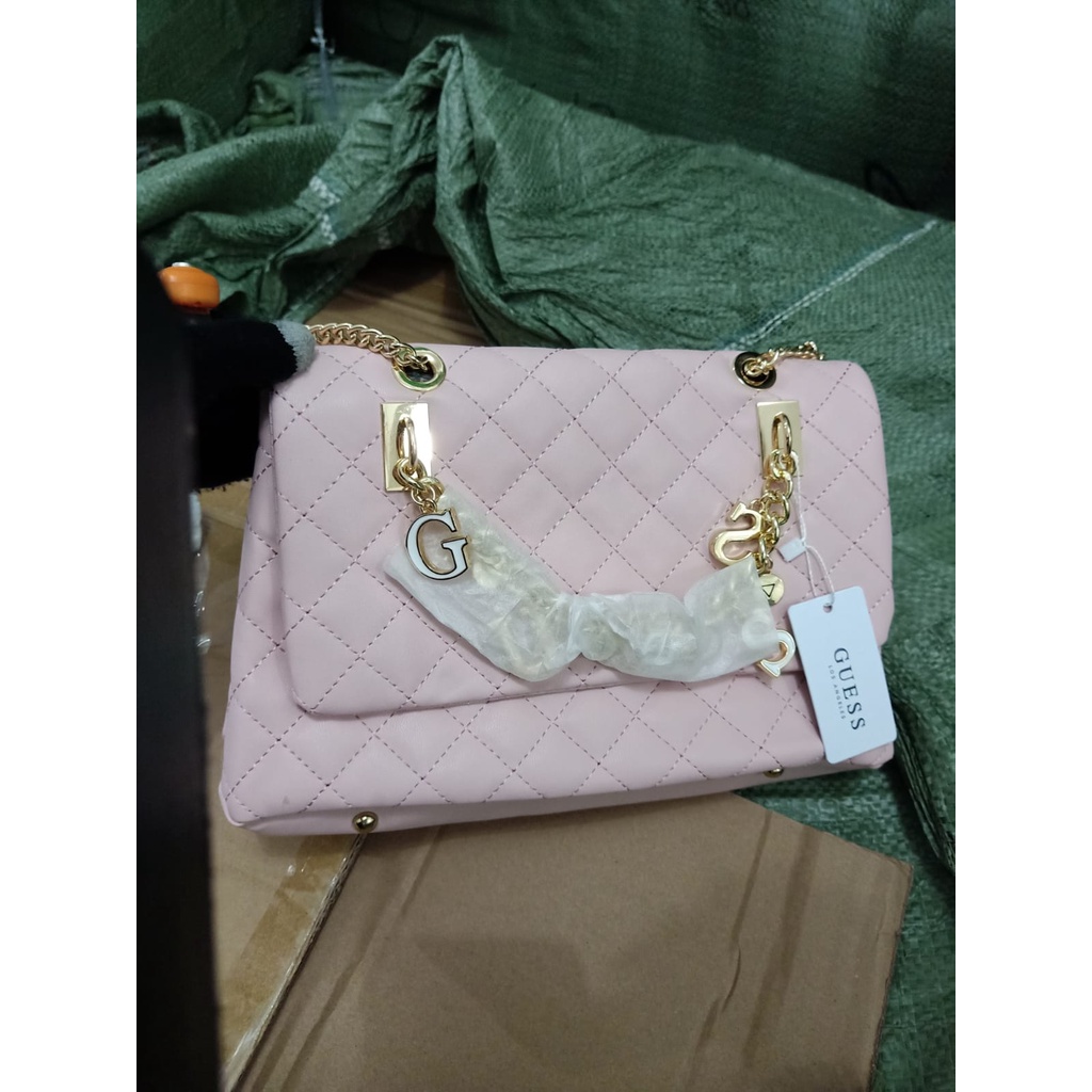 [TANG&amp;YENNY] TAS WANITA SELEMPANG GUE*SS PASSION QUILTED ZIPPER CLOSURE/SLINGBAGS FASHIO IMPORT#37849