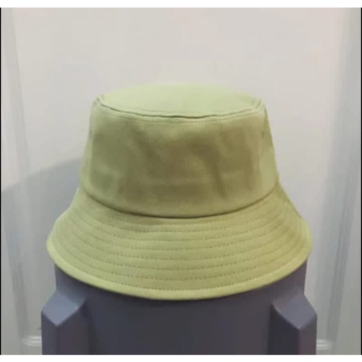 Topi Bucket Hat Polos Bucket Kore Bucket Polos Bolak Blaik