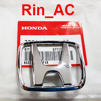 ORIGINAL Emblem Logo Lambang Huruf Tulisan H Depan di Tengah Pintu Kap Mesin Cap Motor Front Center 