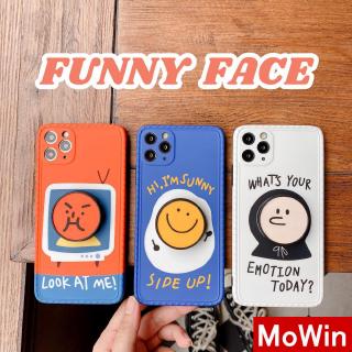 Mowin - Case iPhone Soft Case IMD dengan Pop socket