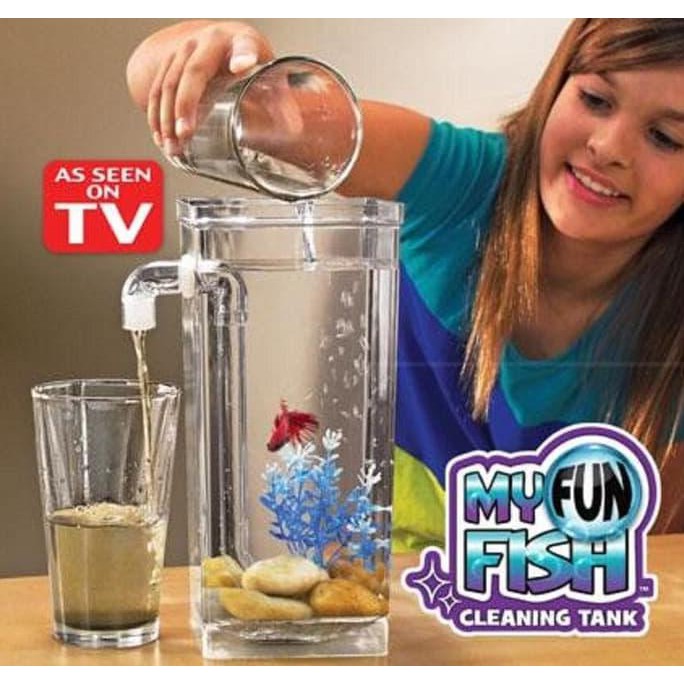 PART Aquarium My Fun Fish Cleaning Tank Betta Cupang -DRONE_ZONE