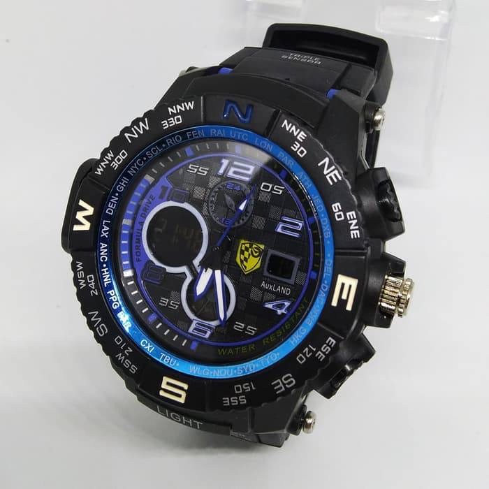 ORI! JAM TANGAN PRIA DUALTIME AUXLAND TYPE : JA75 - 01