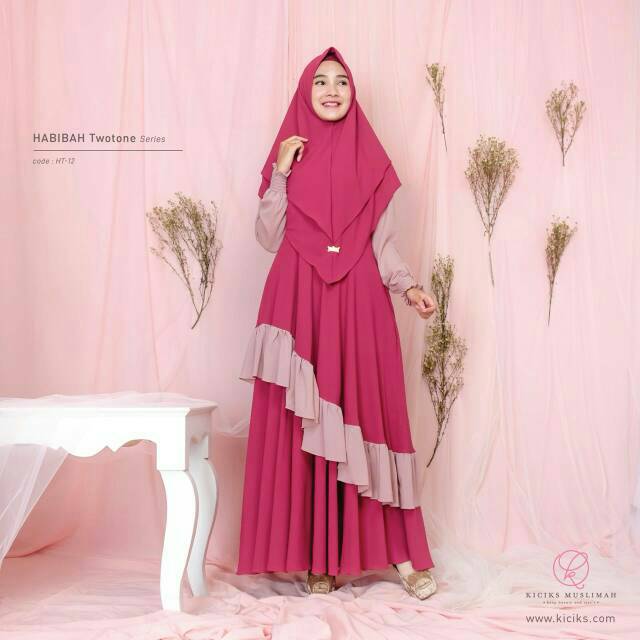 Habibah Dress Two Tone Kiciks