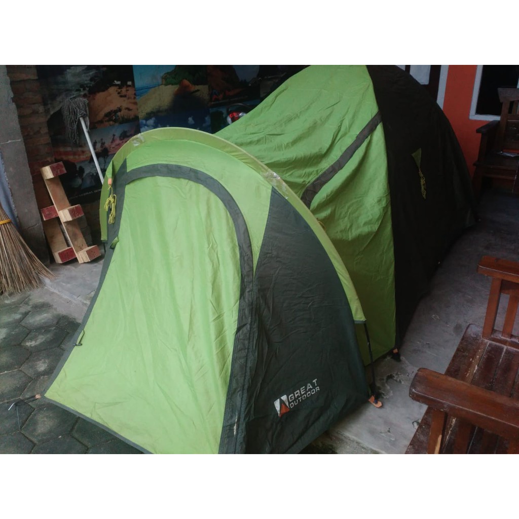 DIJUAL Tenda second double layer kap 2-3 orang GO
