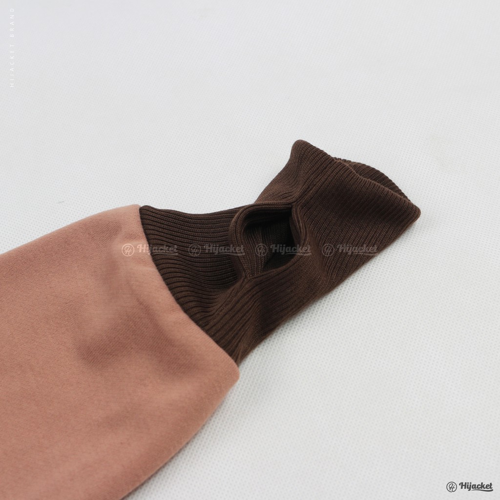 Jaket Muslimah Brown Brand Hijacket Premium Quality | Jaket Gunung Hijaket Free Totebag & Souvenir-5