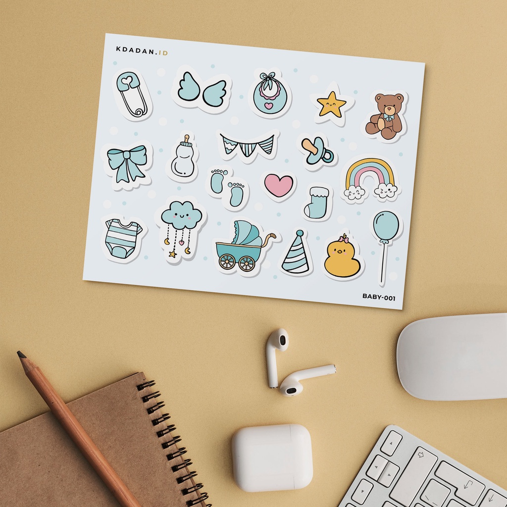 

Baby Sticker Sheet / Planner / Bullet Journal / BABY-001