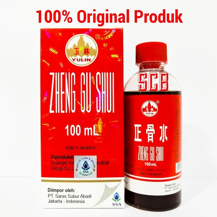 Jual Zheng Gu Shui 100 Ml Obat Keseleo / Terkilir / Retak Patah Tulang ...