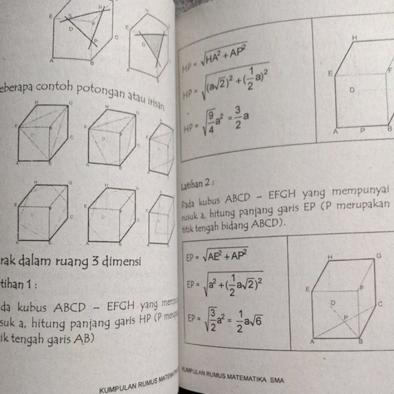 Buku Kumpulan Rumus Matematika SMA