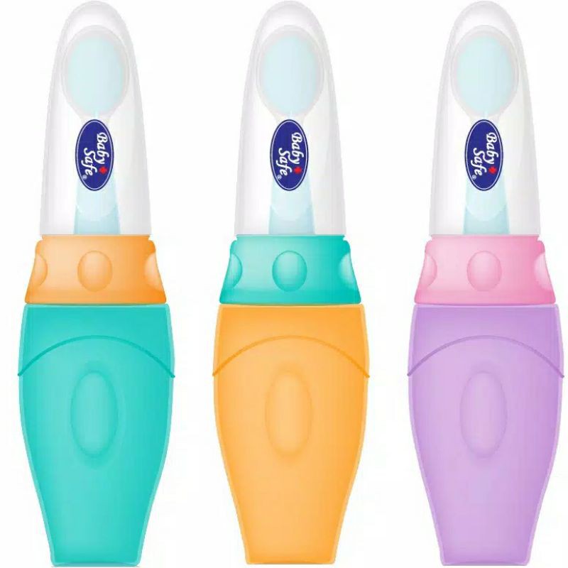 Baby Safe Bottle Spoon Soft Squeeze