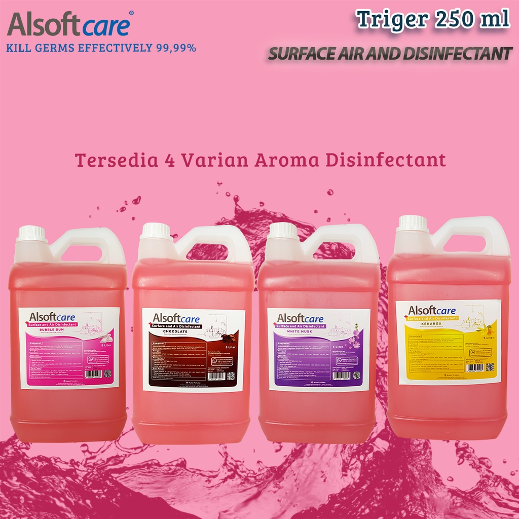 Alsoftcare Disinfektan  Pengharum Ruangan Disinfectant Refill 5 Liter