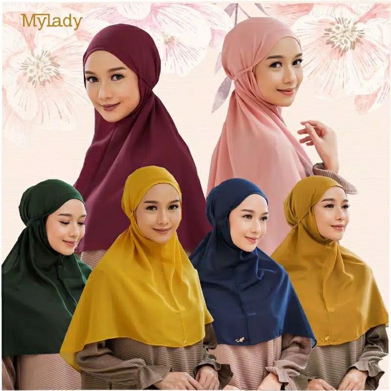 Hijab Bergo Plain MyLady
