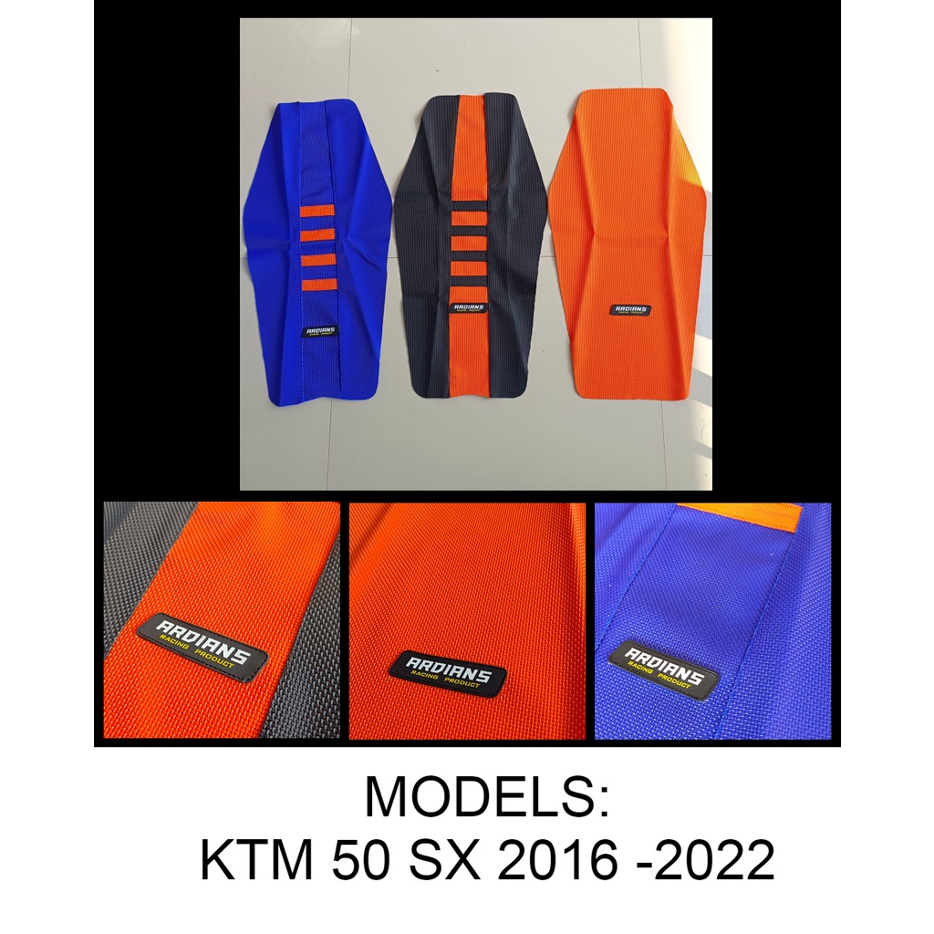 SARUNG JOK KTM 50 SX 2016 2022 SEAT COVER KTM 50 SX 2016 2022