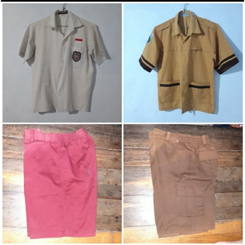 Baju seragam sekolah SD merah putih/ pramuka PL