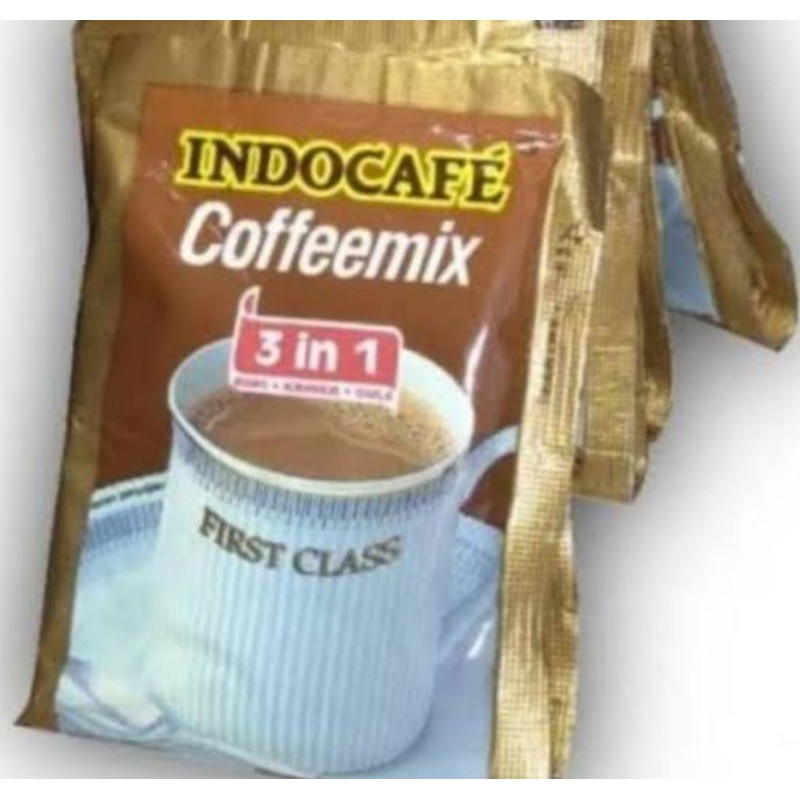 

Kopi Indocafe coffeemix sachet 20gr per renceng (10 Sachet)