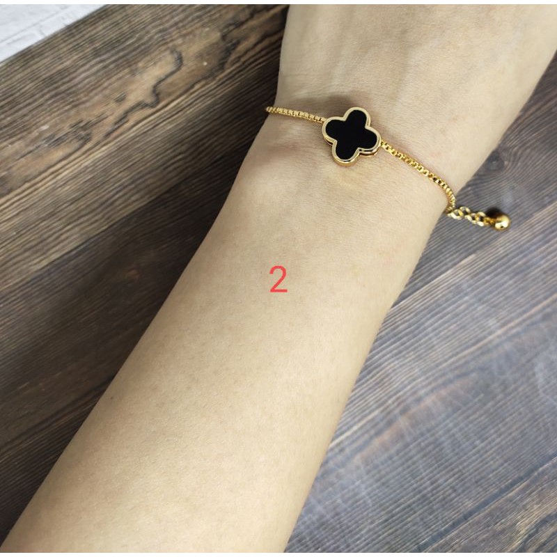 Fifi Fashion Gelang Simple Liontin warna Model Perhiasan Lapis emas 12#