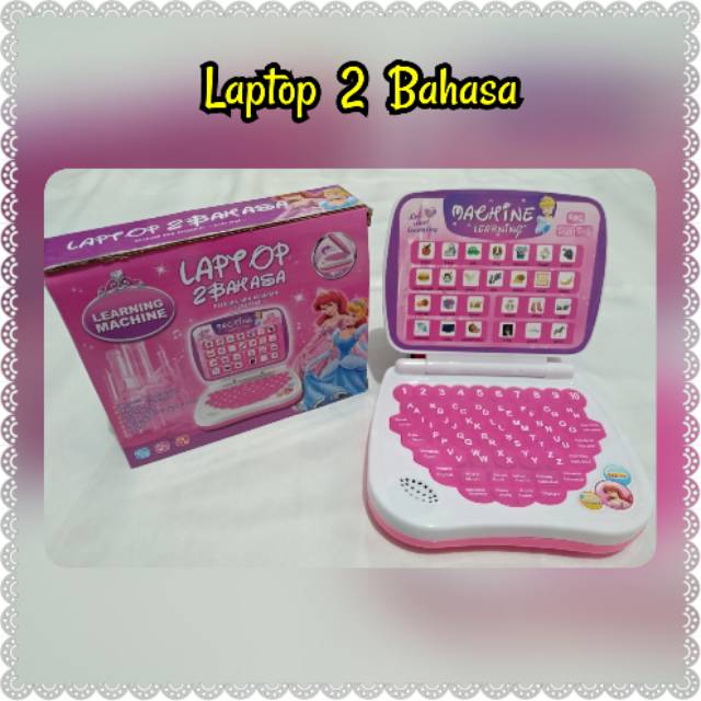 Mainan Laptop 2 Bahasa