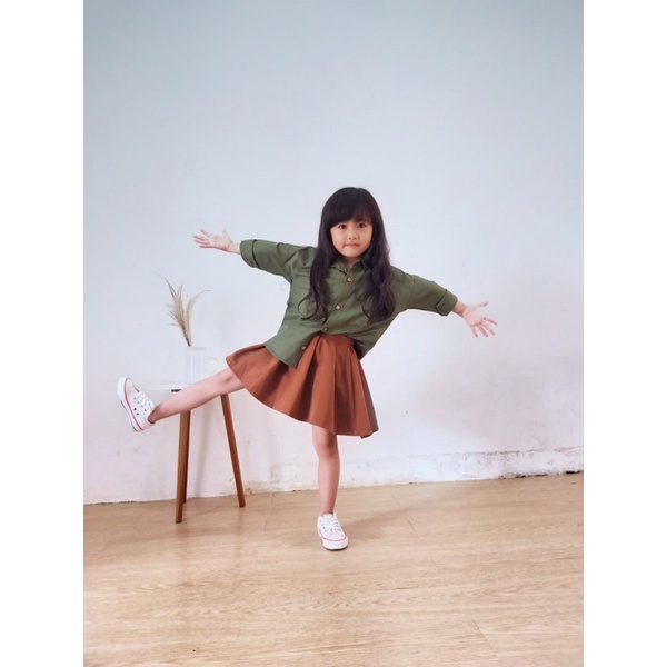 RACHIDKIDS / KEMEJA ANAK / KEMEJA OVERSIZE ANAK / NAMI OVERSIZE SHIRT